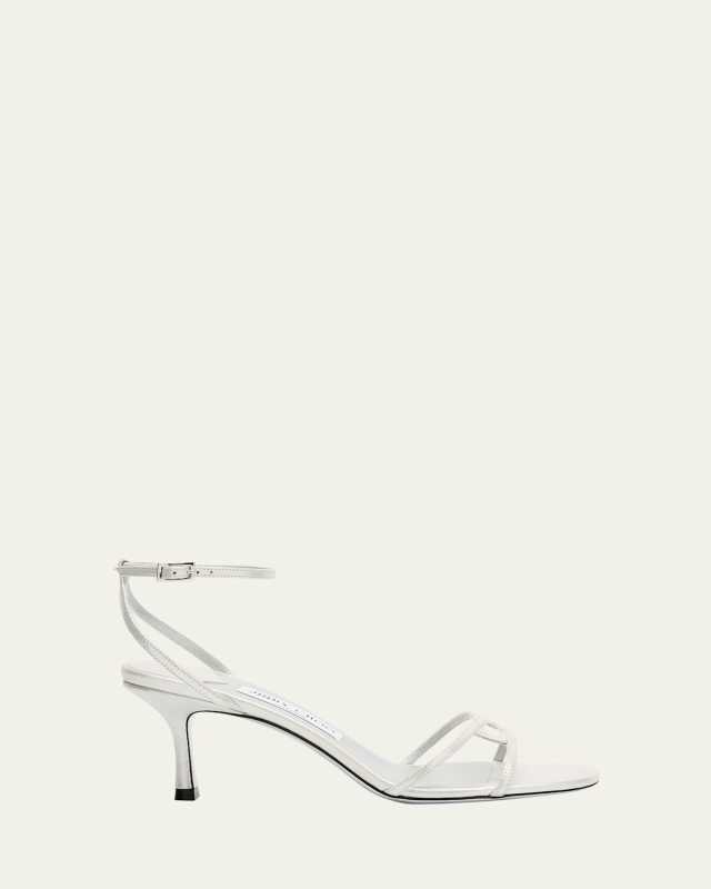 Metallic 1998 Leo Ankle-Strap Sandals